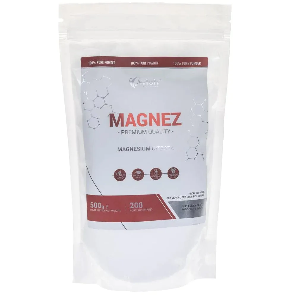 Wish Citrato de magnesio en polvo - 500 g