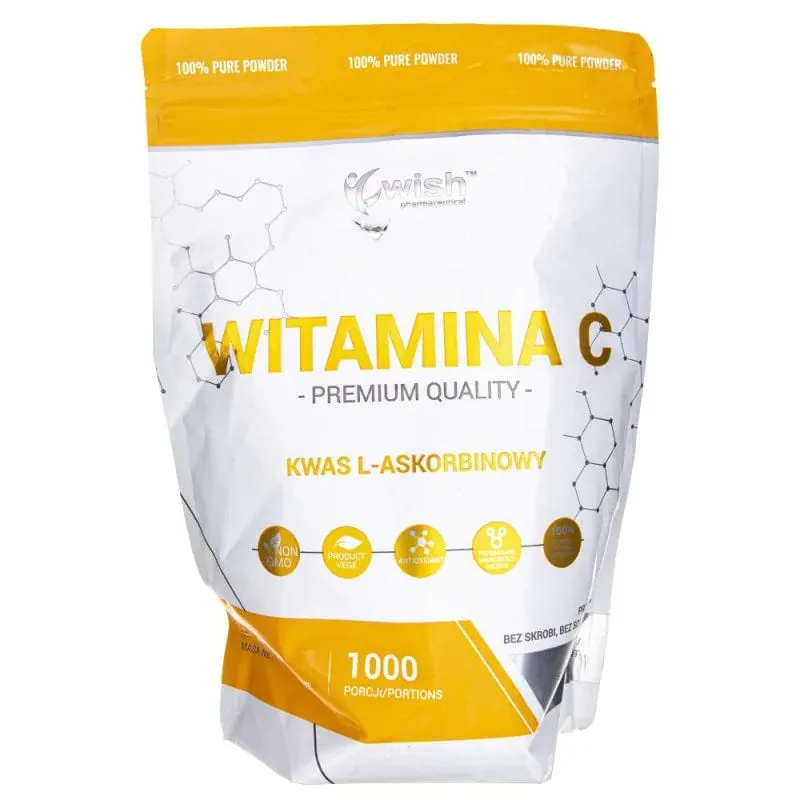 Wish Vitamina C Ácido L-ascórbico 1000 mg - 1000 g