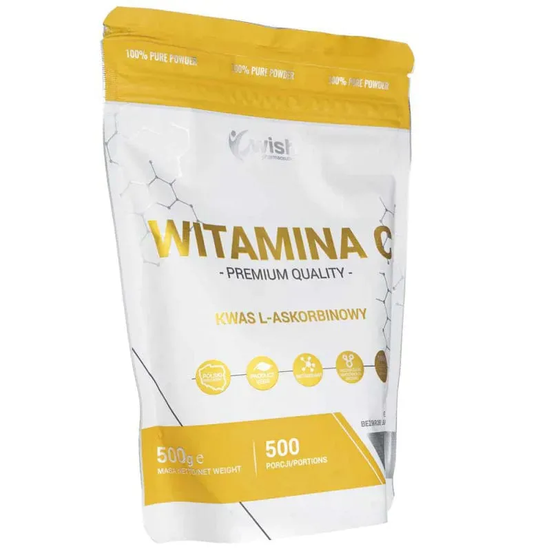 Wish Vitamina C Ácido L-ascórbico 1000 mg - 500 g