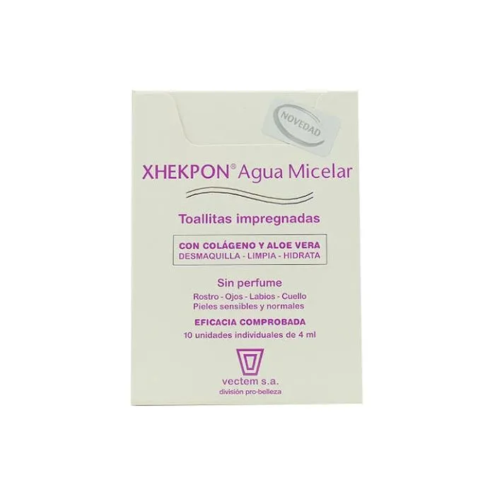 Toallitas Desmaquillantes Agua Micelar - Xhekpon