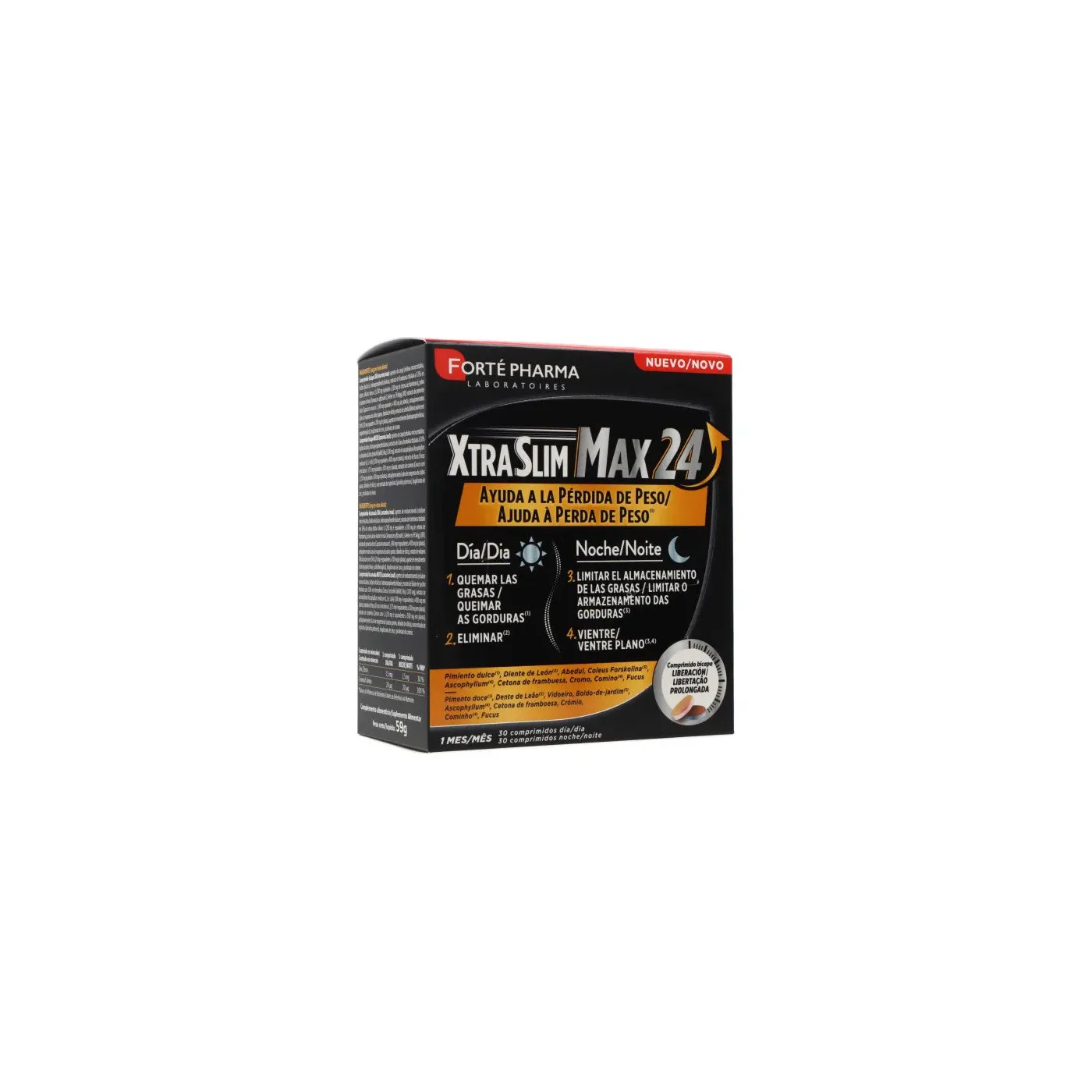 Xtraslim Max 24 30 Comprimidos Dia 30 Comprimido