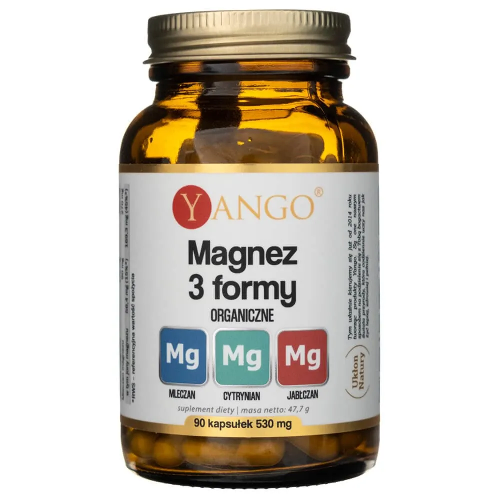 Yango Magnesio 3 Formas 530 mg - 90 Cápsulas