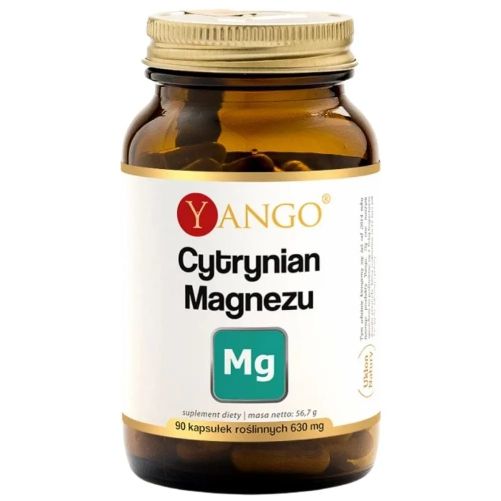 Yango Citrato de Magnesio 540 mg - 90 Cápsulas