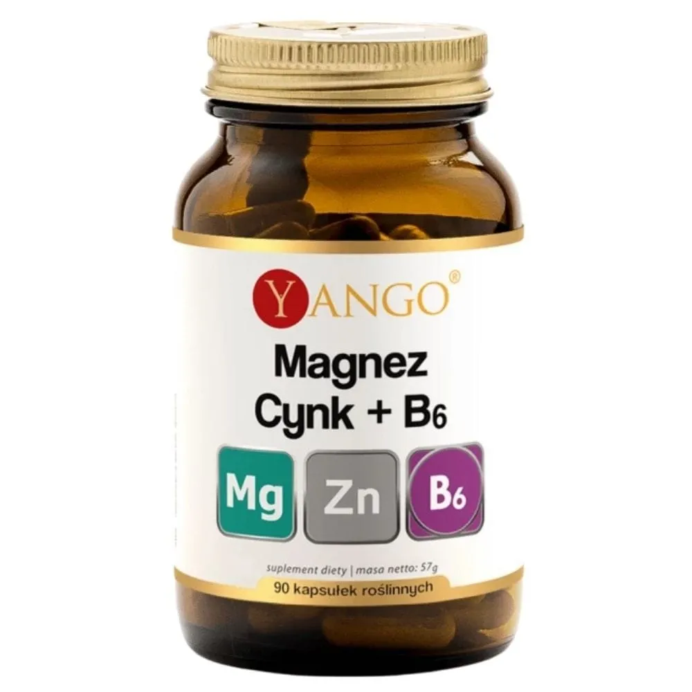 Yango Magnesio + Zinc + Vitamina B6 - 90 Cápsulas
