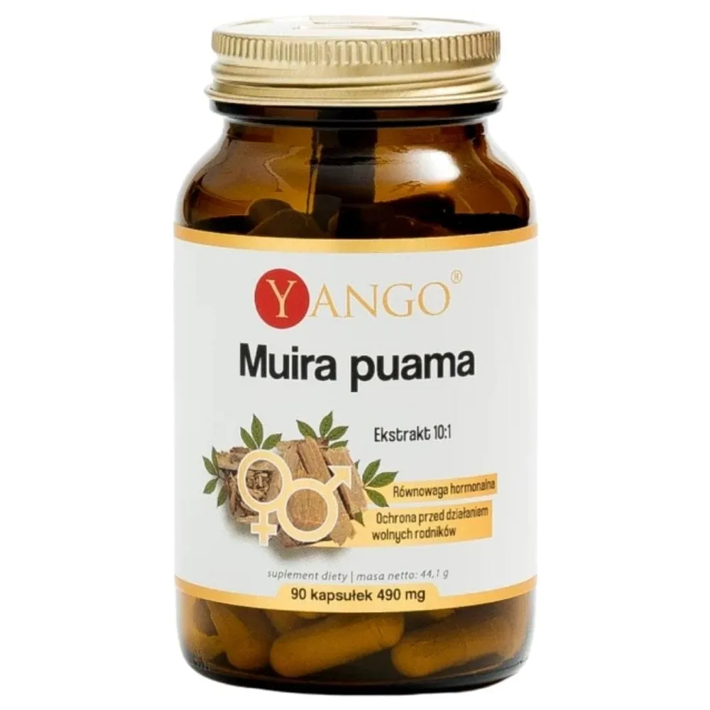 Yango Muira Puama 400 mg - 90 Cápsulas