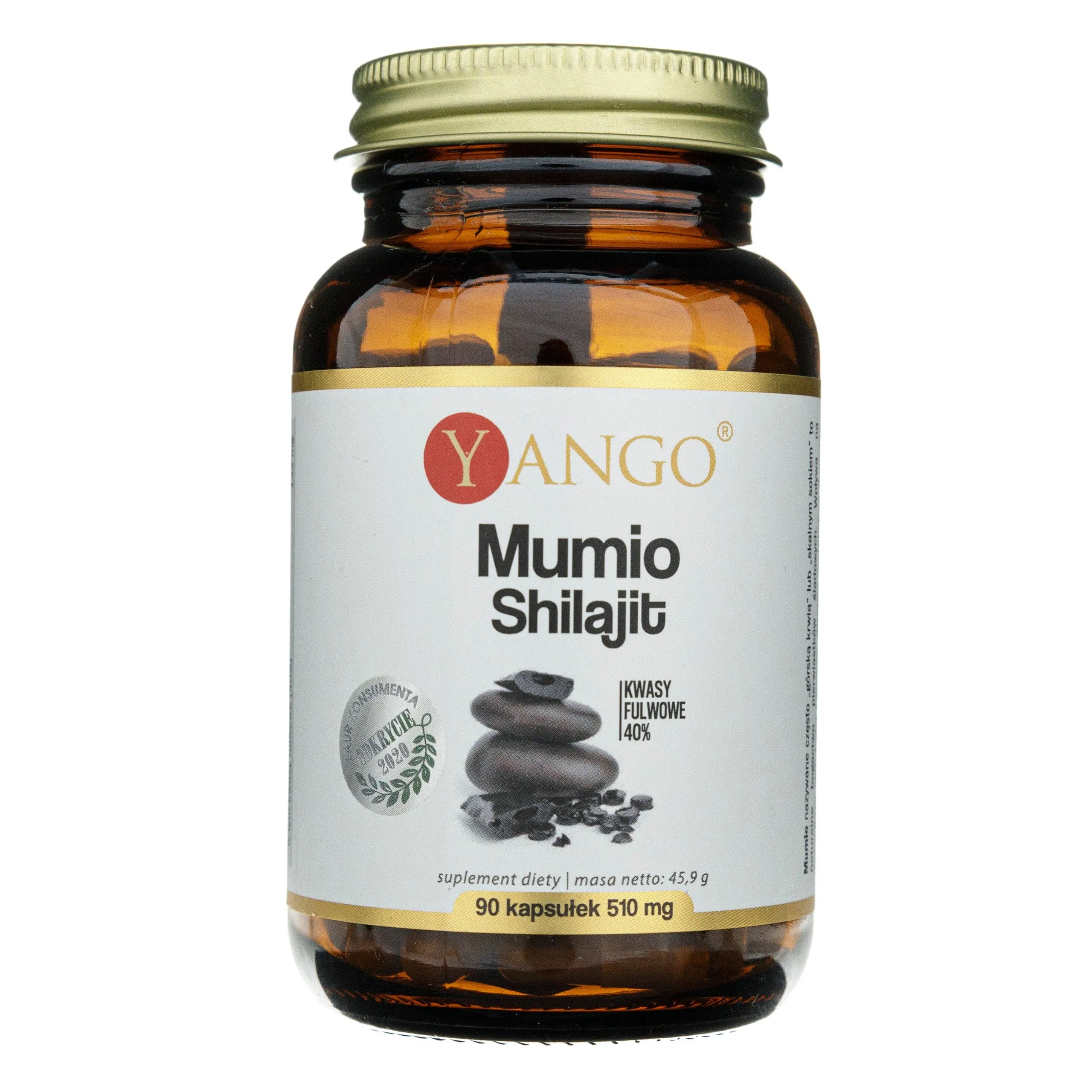 Yango Mumio 40% Ácidos Fúlvicos - 90 Cápsulas