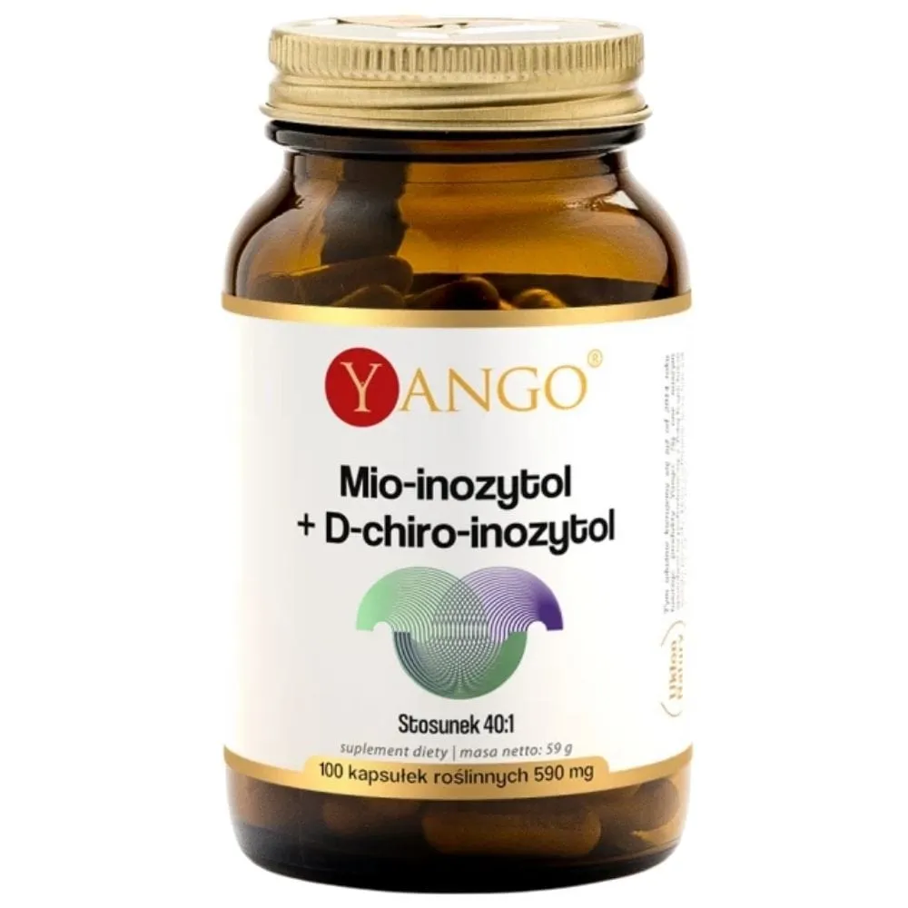 Yango Myo-Inositol + D- Chiro-Inositol - 100 Cápsulas