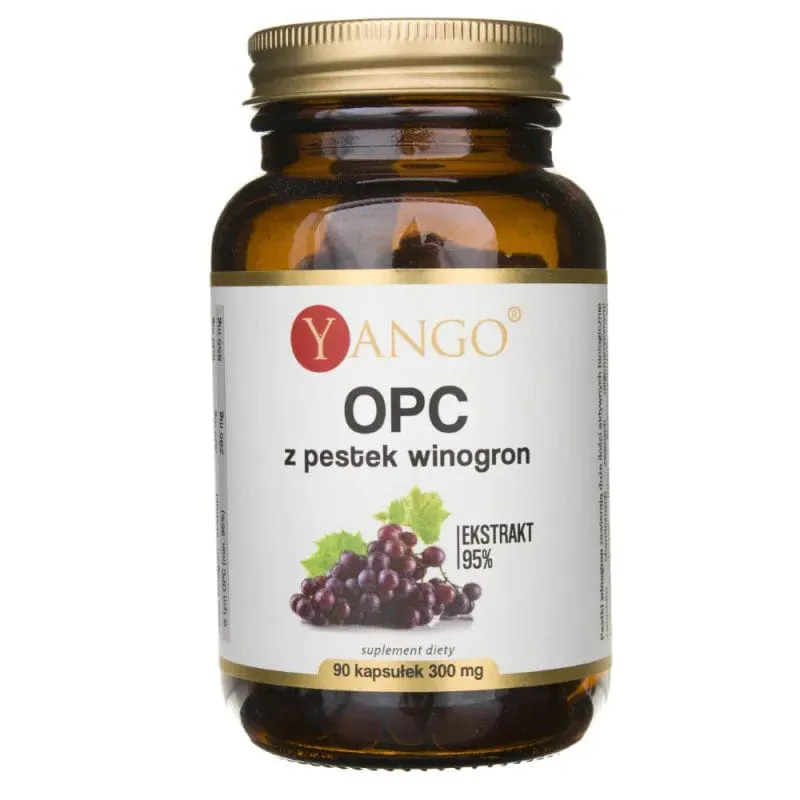 Yango OPC 95% Extracto de Semilla de Uva - 90 Cápsulas