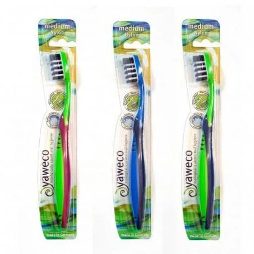 Cepillo de Dientes con Cabezal Intercambiable Nylon-1ud-Yaweco
