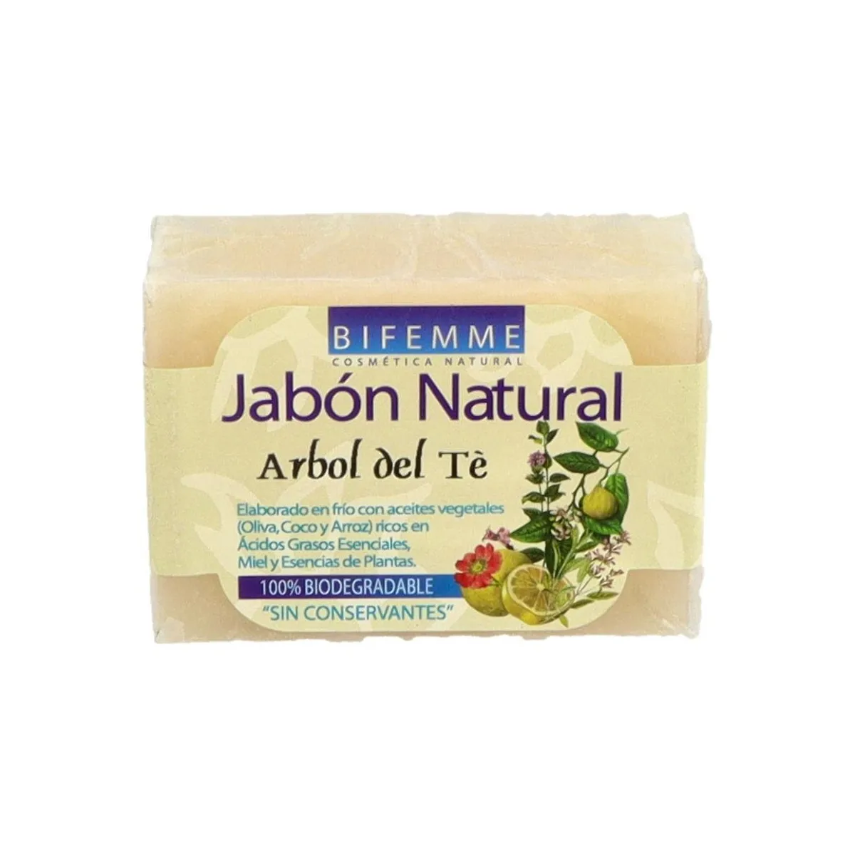Ynsadiet Bifemme Jabon Arbol Te (Tea Tree Oil) 100 G