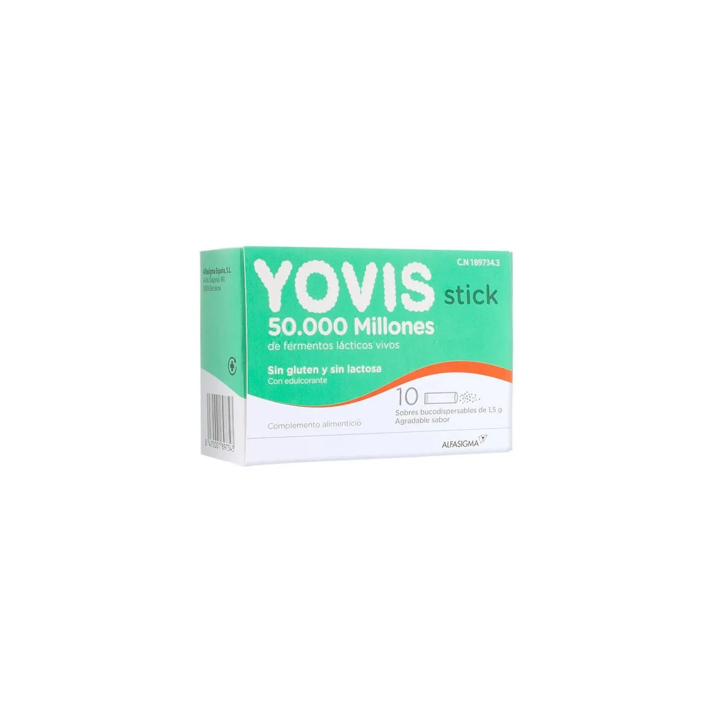 Yovis Stick 10 Sobres Bucodispensables