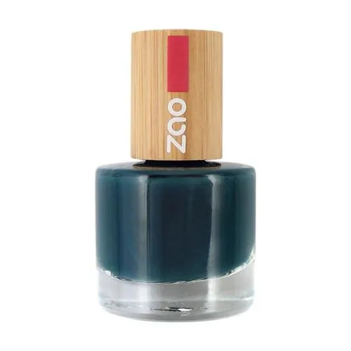 Esmalte de uñas orgánico - 666 azul pato - 8 ml - Zao Make-up