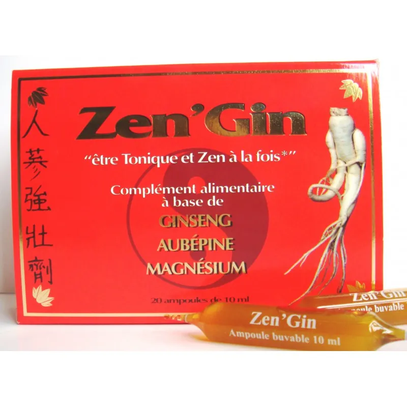 Zen'Gin-Vitalidad y relajación-20 ampollas-Concepto nutrición