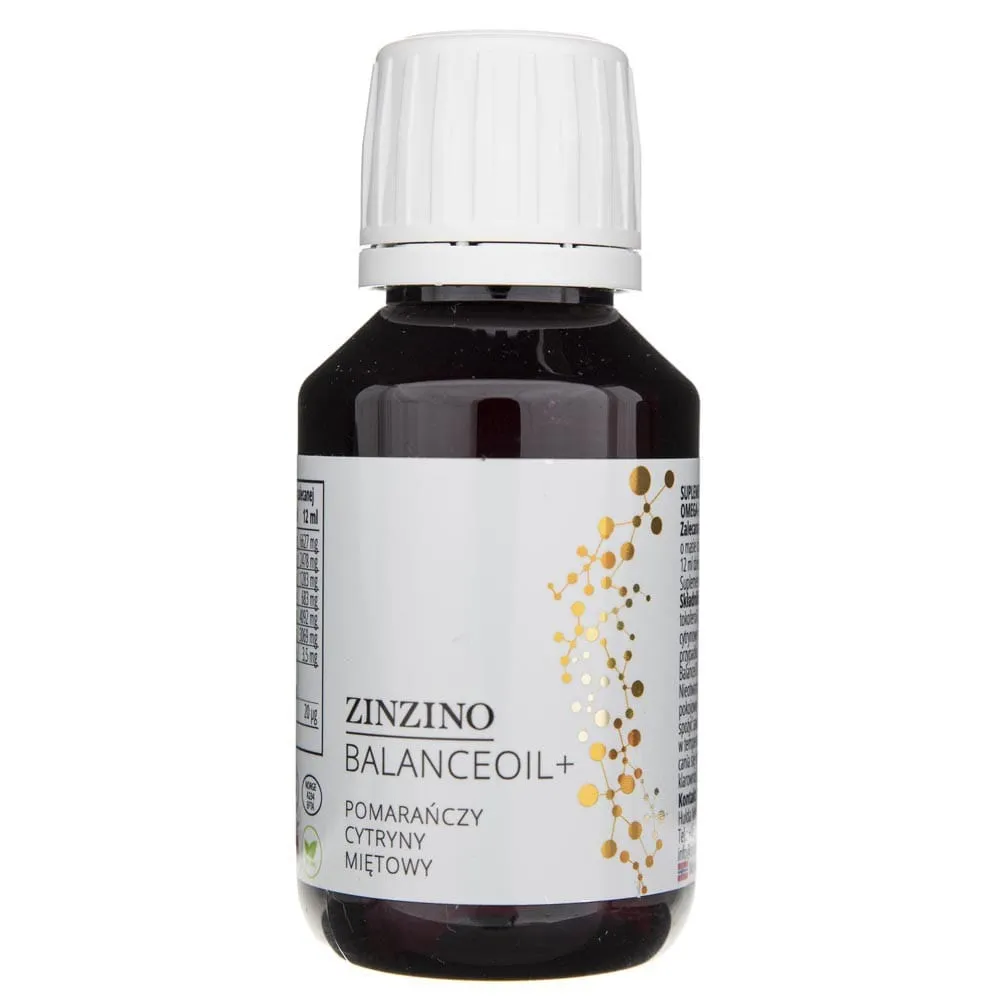 Zinzino BalanceOil, Naranja Limón Menta - 100 ml