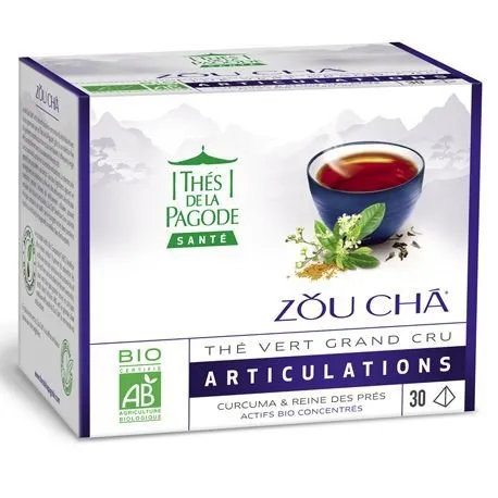 Té verde Zou Cha ecológico-30 bolsitas-Tés de la Pagode