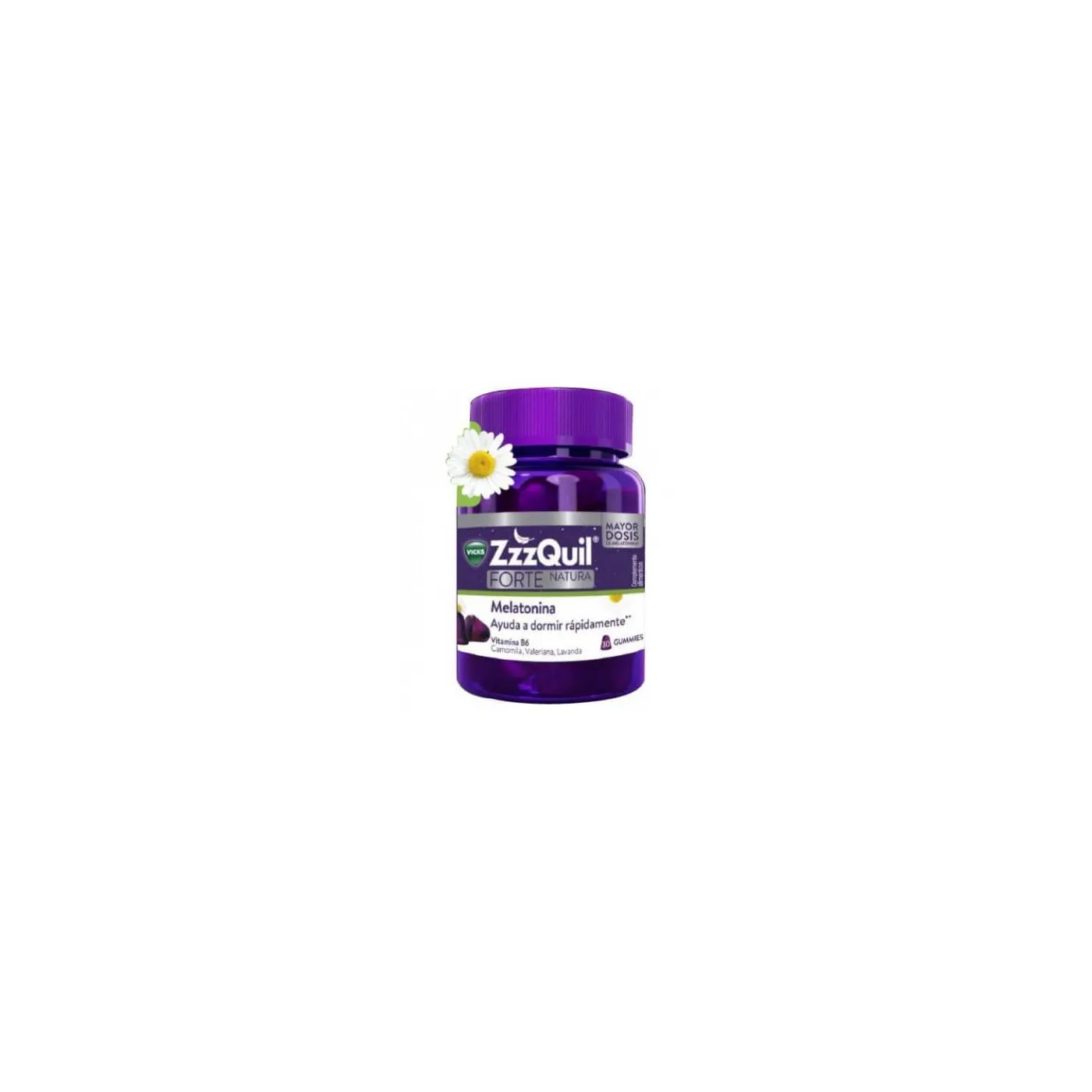 Zzzquil Natura Forte 30 Gummies Sabor Frutos Del Bosque