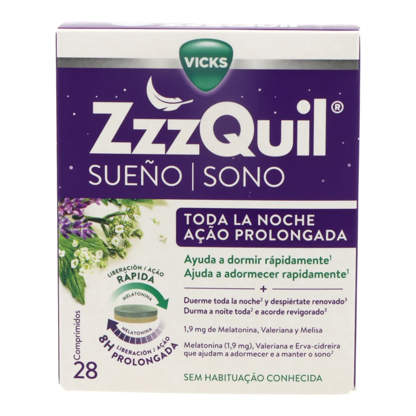Zzzquil Sueño Toda La Noche 28 Comprimidos
